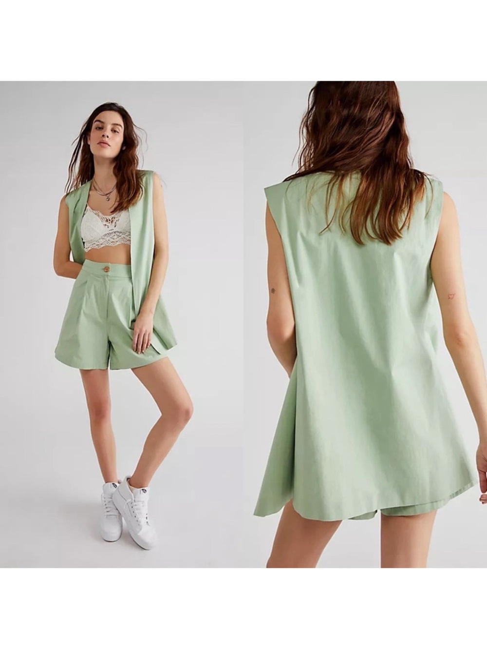 Free People Erin Poplin set